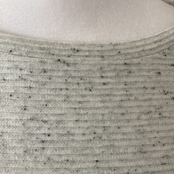 LOFT petite medium top 3/4 sleeves layered look ribbed - Picture 4 of 12